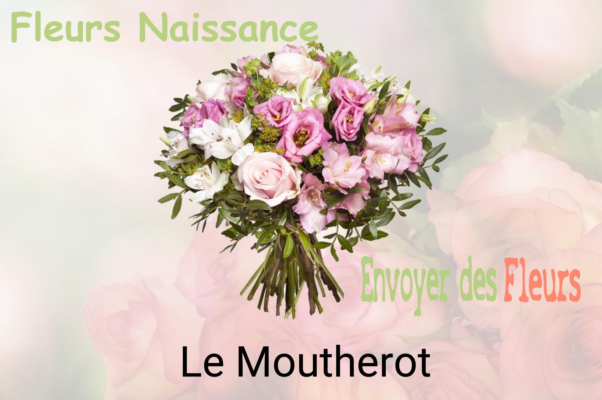 Bouquet de fleurs de naissance livré à Le Moutherot